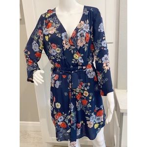 DR2 Navy flor dress from Nordstroms Sz Large